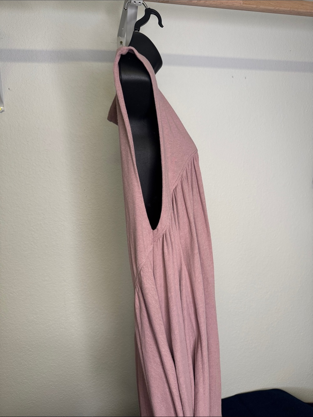 Free People Beach Dress HighLow Dusty Pink Size Large - Picture 4 of 6